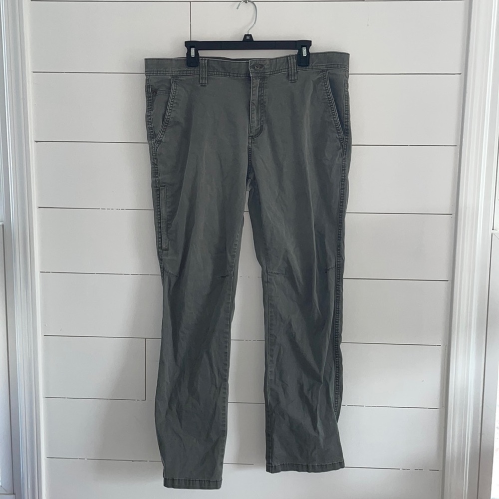 Weatherproof Mens Straight Leg Jeans Gray/Green 38 X 32 #0120